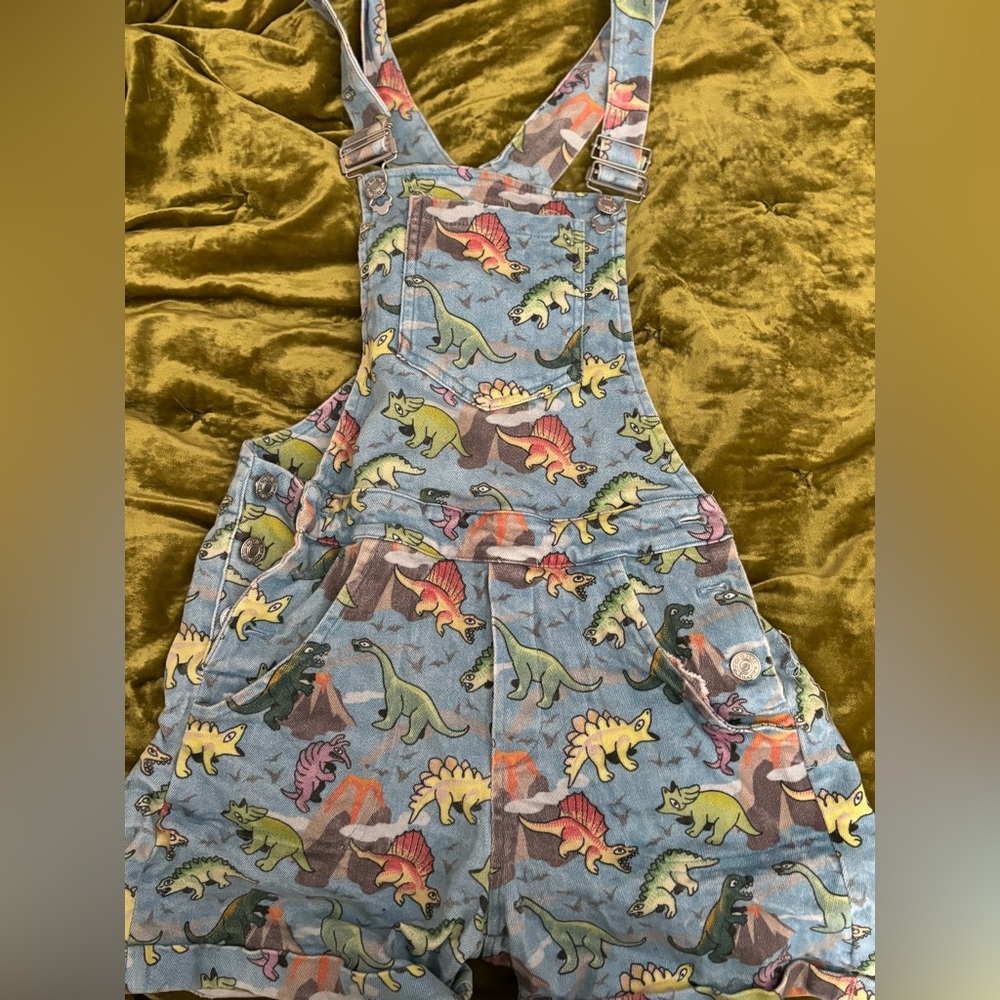 Dinosaur overalls